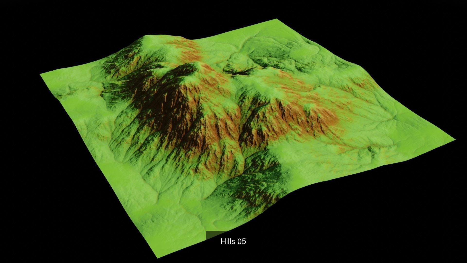 Hills mountain 3D Model Collection_5