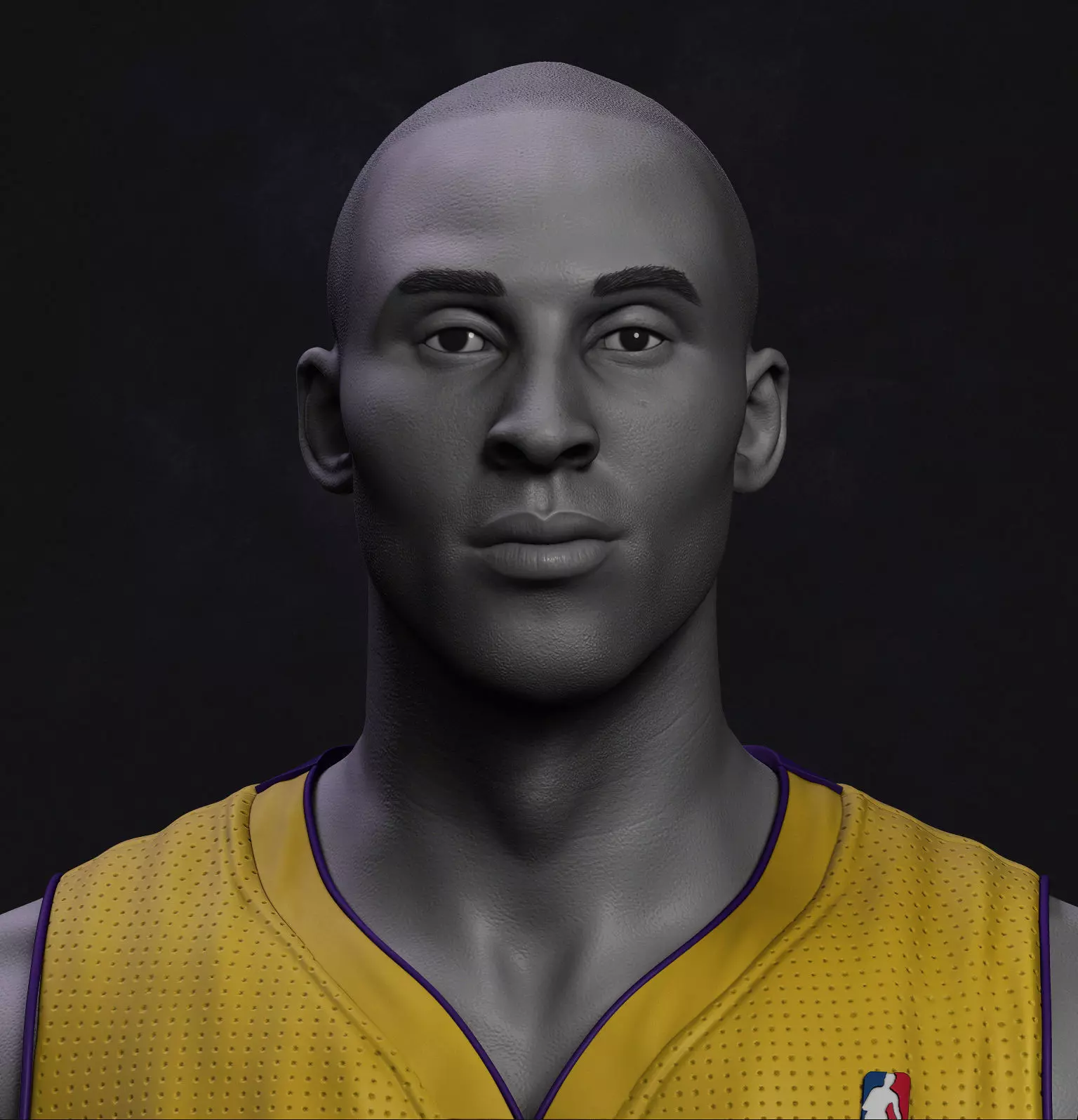 Kobe Bryant 24 Bust 3D print model_0