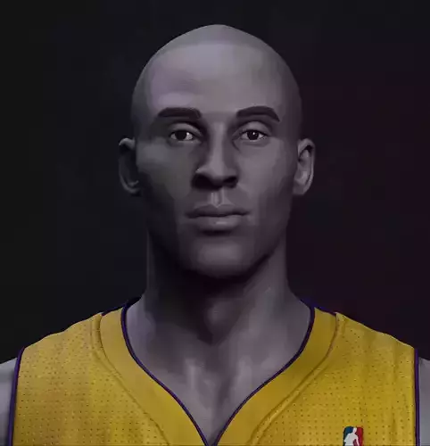Kobe Bryant 24 Bust 3D print model