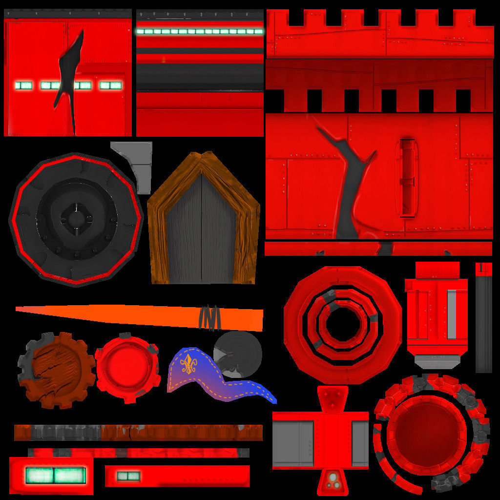 Tower Defense Free low-poly 3D model_1