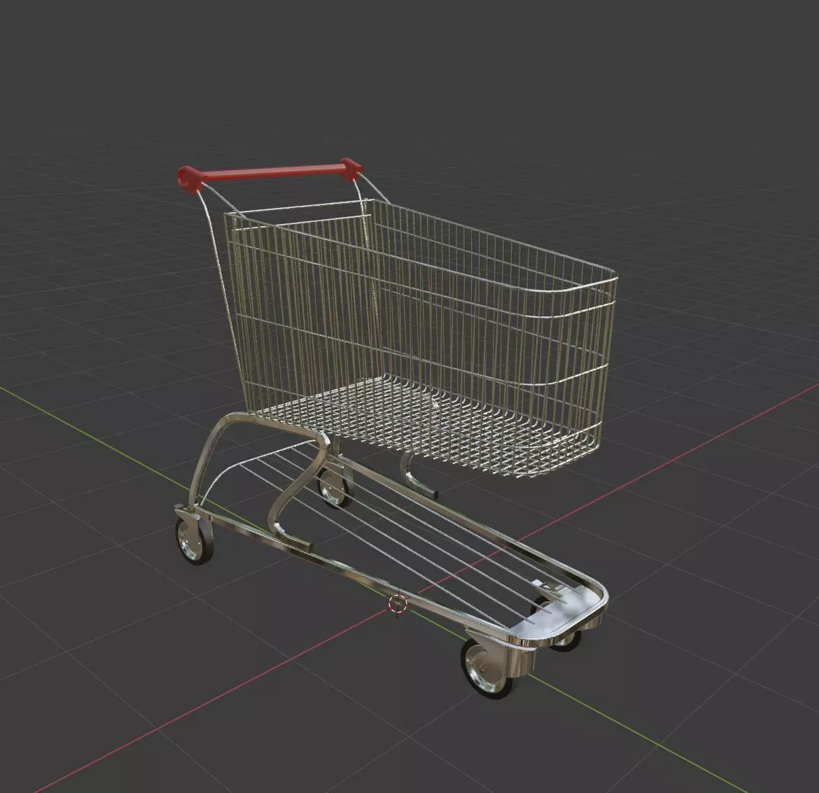 Shopping Cart 3D model