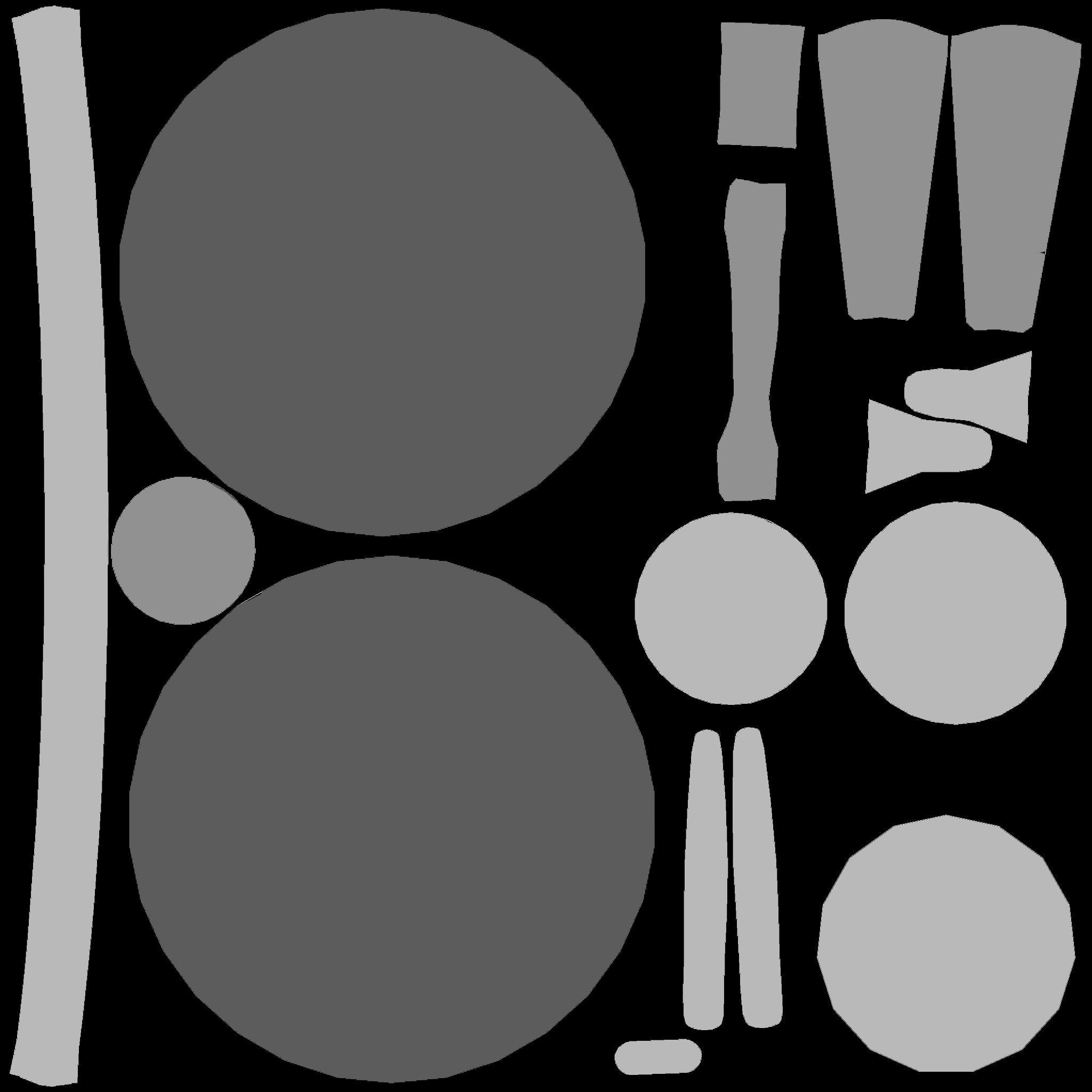 Lagertha Sword and Shield Low-poly 3D model_12