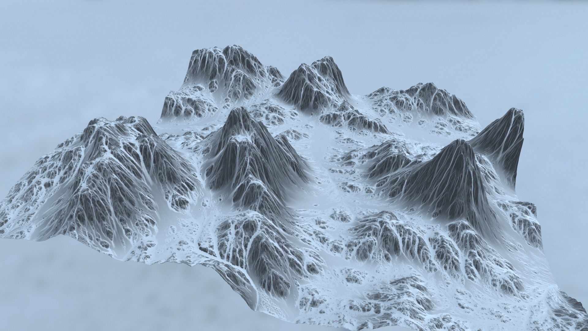 Snow Mountain 3D model_15