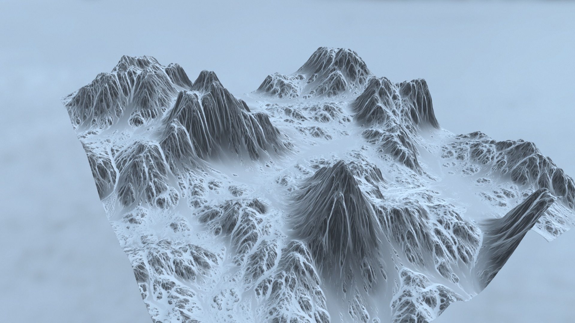 Snow Mountain 3D model_14