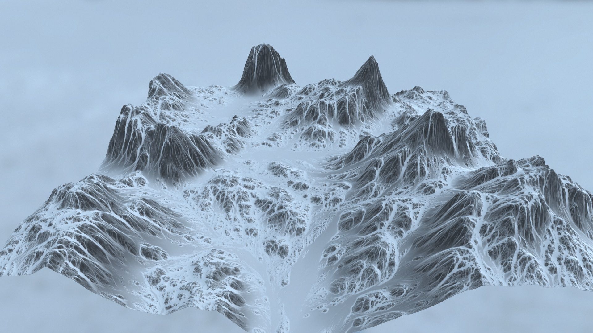 Snow Mountain 3D model_13