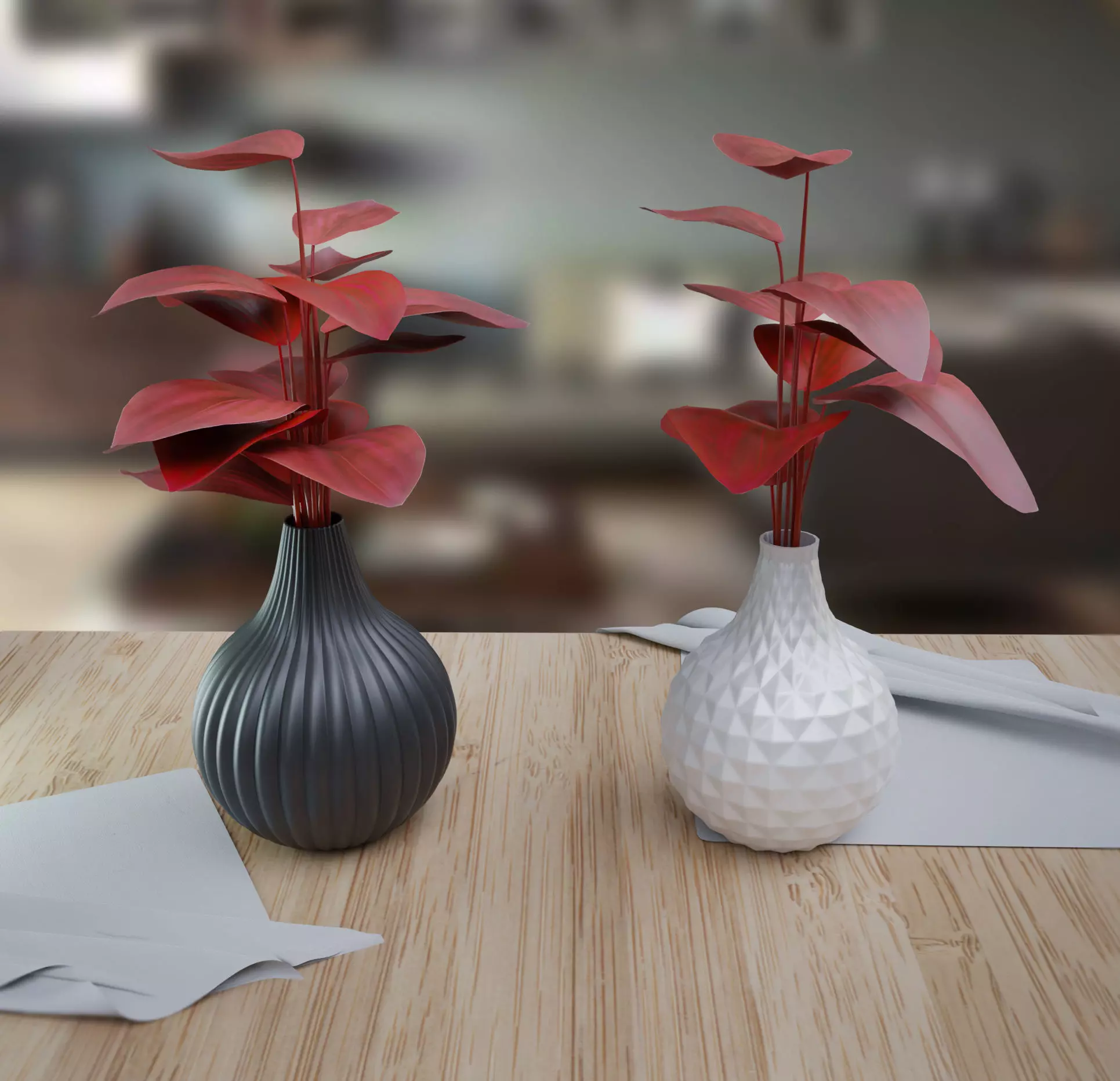 minimalist vases 3D print model_0