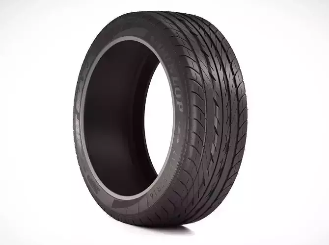 Photorealistic Car Tire  3D model