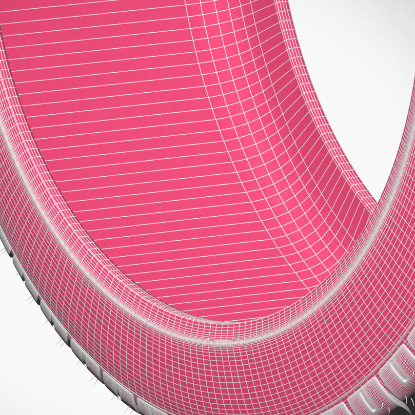 Photorealistic Car Tire  3D model_5