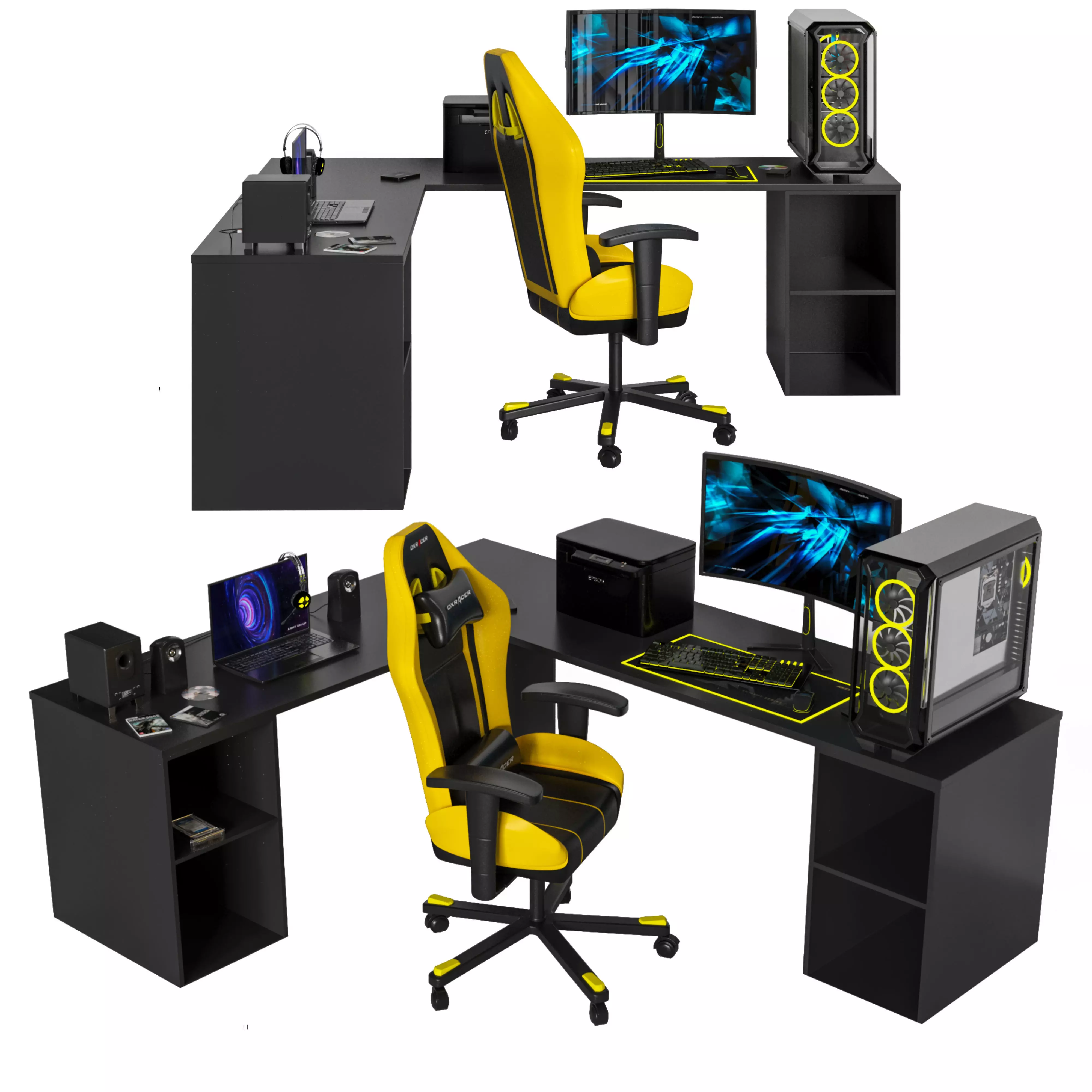 pc set 12 3D model