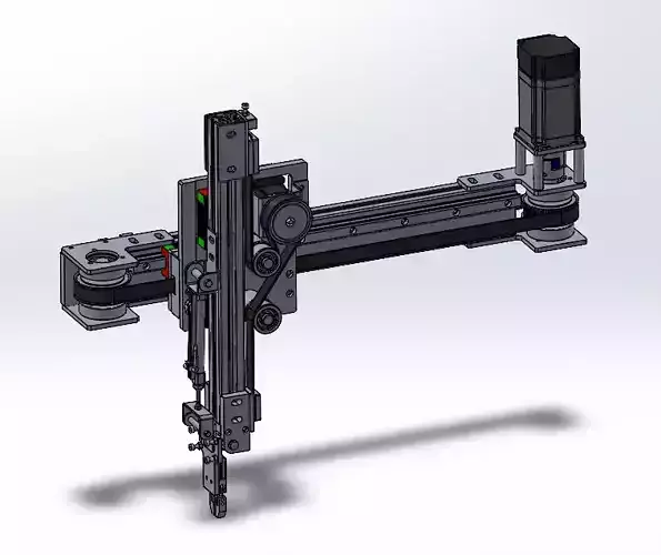 robot 2 axis 3D model