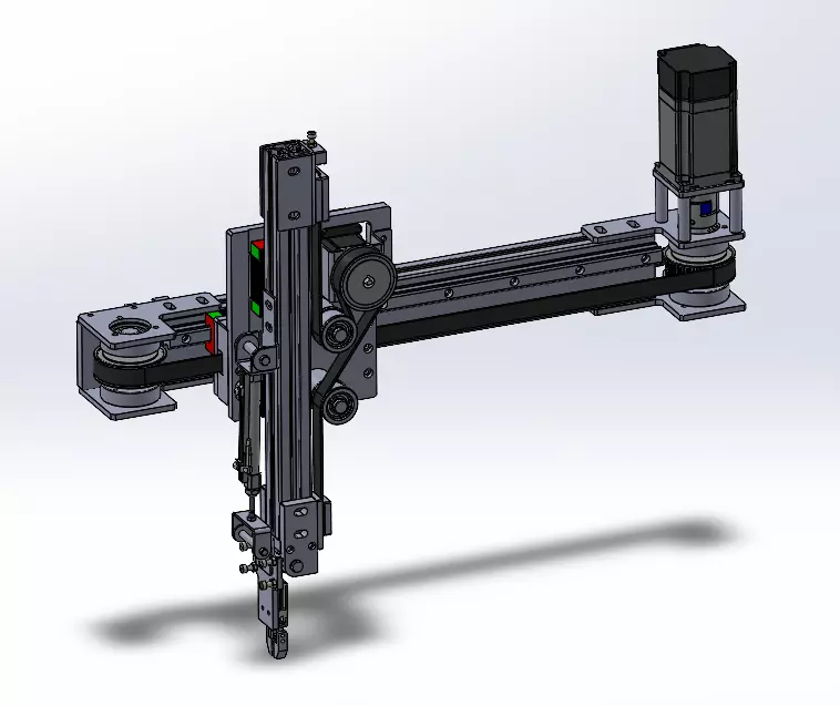 robot 2 axis 3D model_0