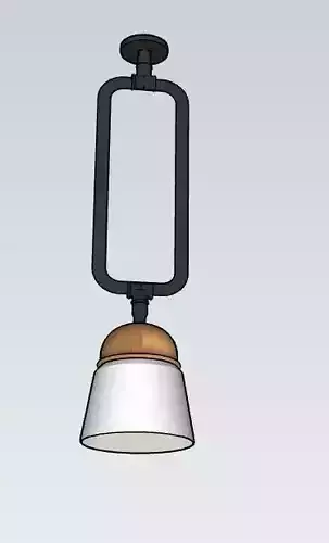 Oxford Hang Single Pendant by Urban Electric 3D model