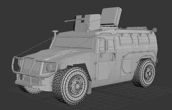Gaz Tiger 3D model