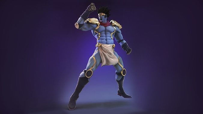  Star Platinum -JoJos bizarre Adventure -  3D print model 3D print model
