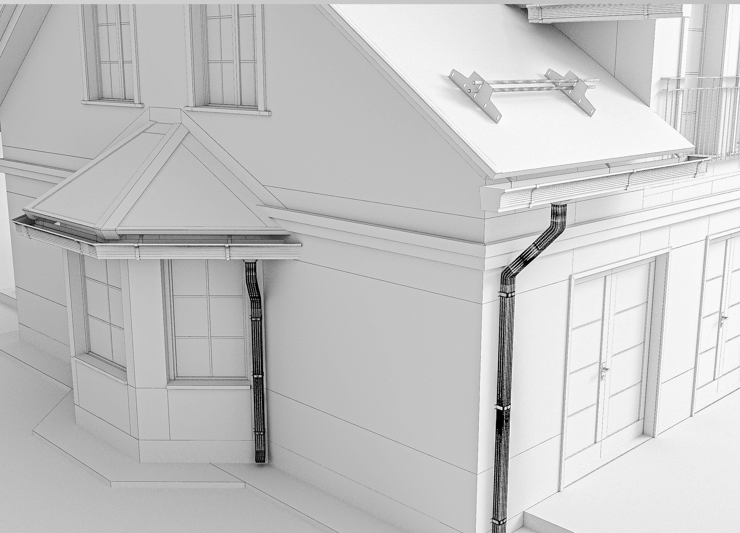 House exterior 3D model_16