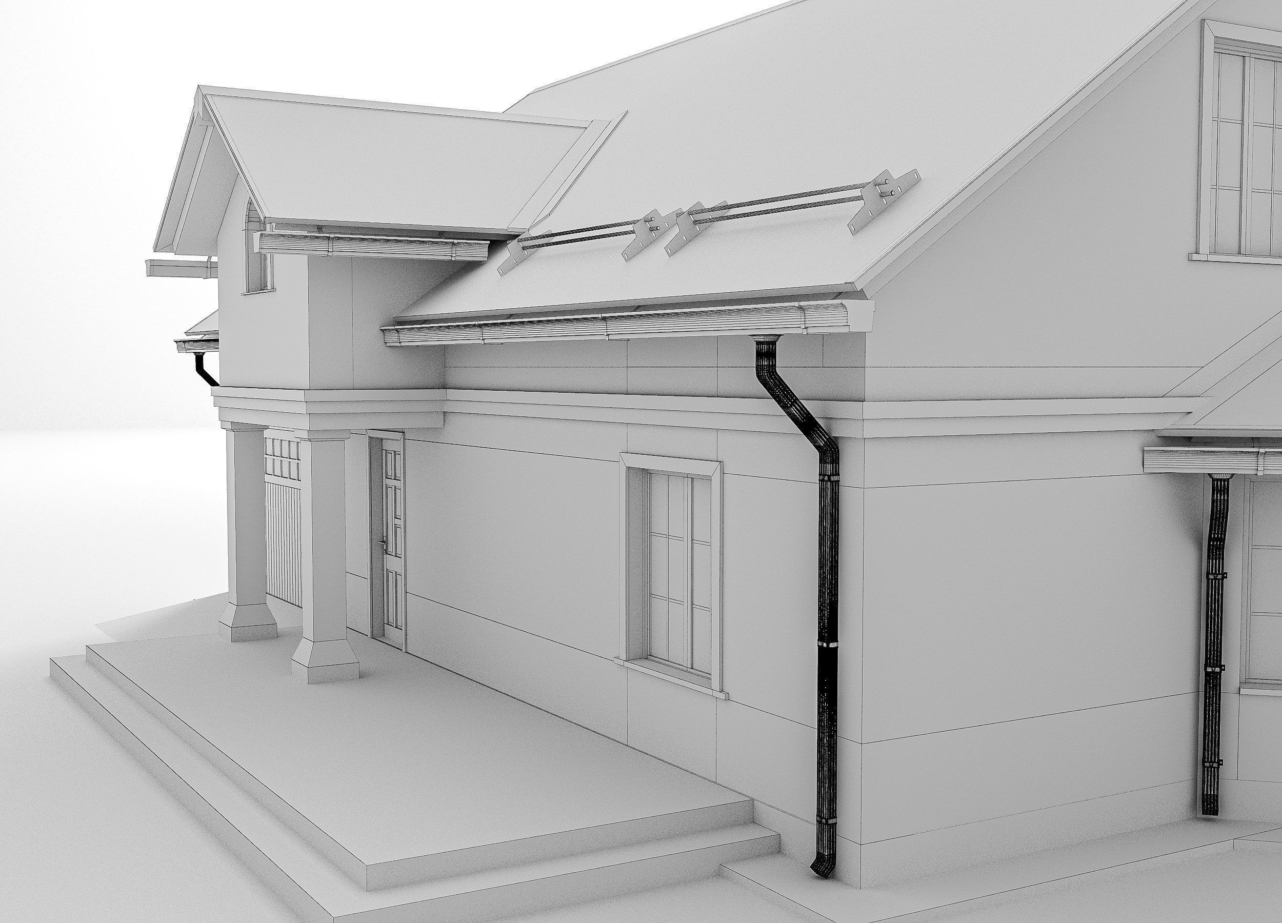 House exterior 3D model_13