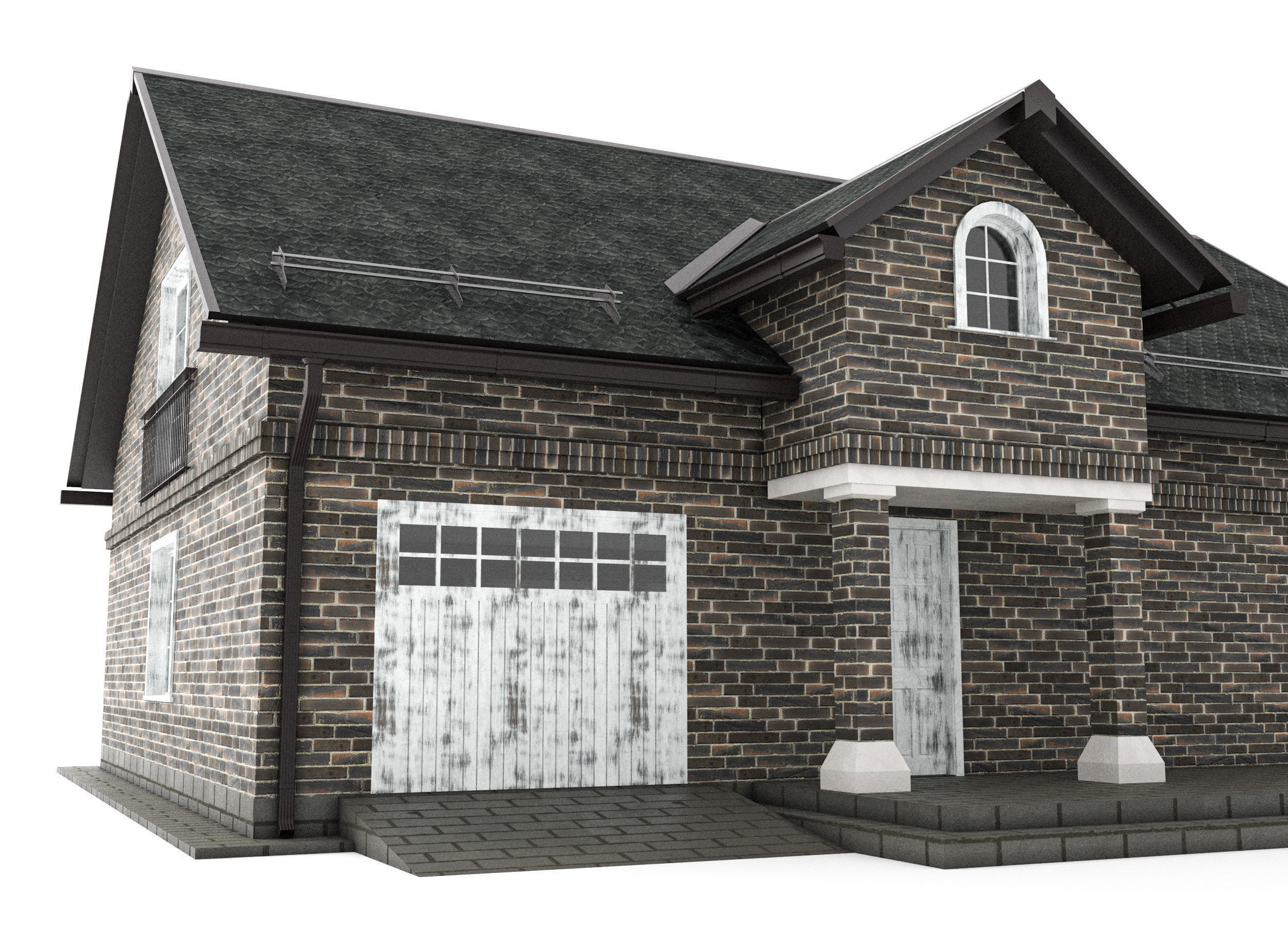 House exterior 3D model_5