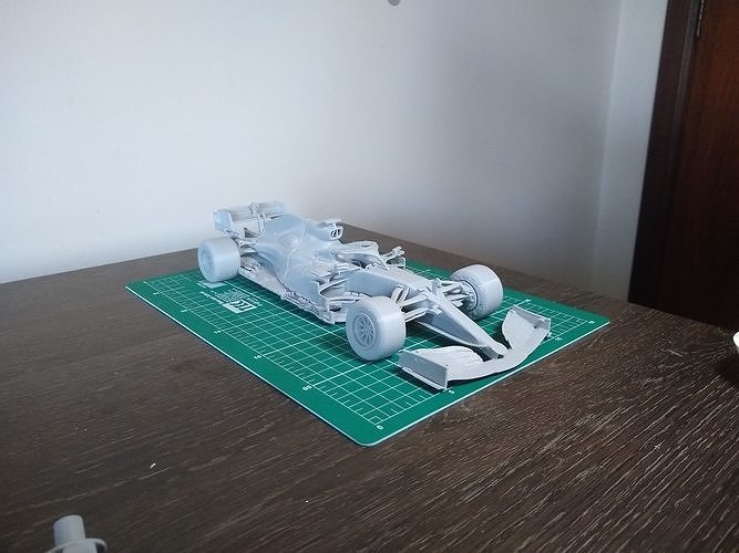 3D PRINTABLE ASTON MARTIN F1 CAR 3D print model 2