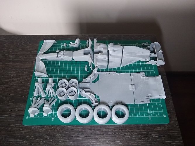 3D PRINTABLE ASTON MARTIN F1 CAR 3D print model 3