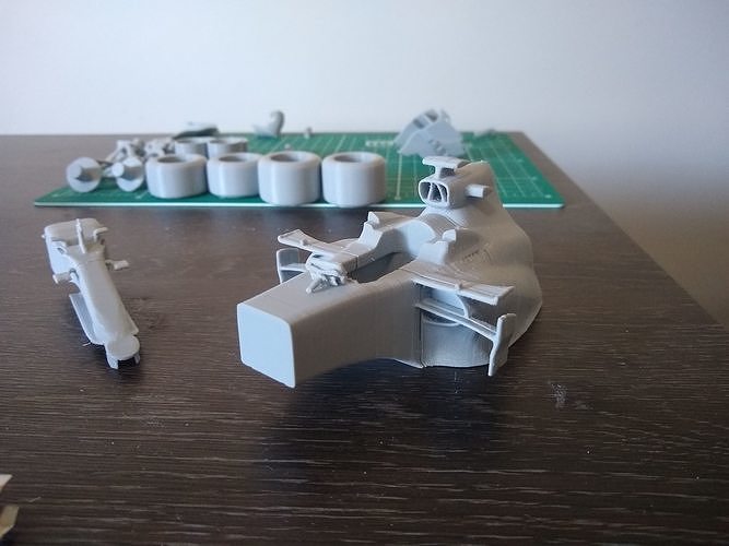 3D PRINTABLE ASTON MARTIN F1 CAR 3D print model 6