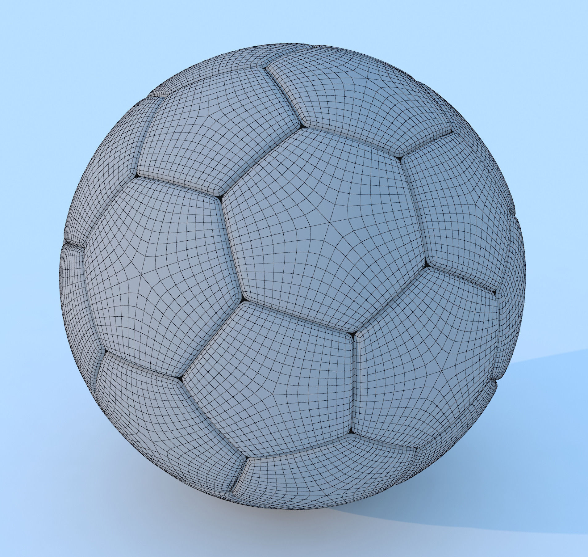 Soccer Ball 3D model_2