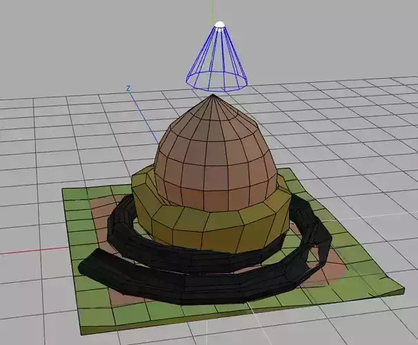 egg in kind of ancient style