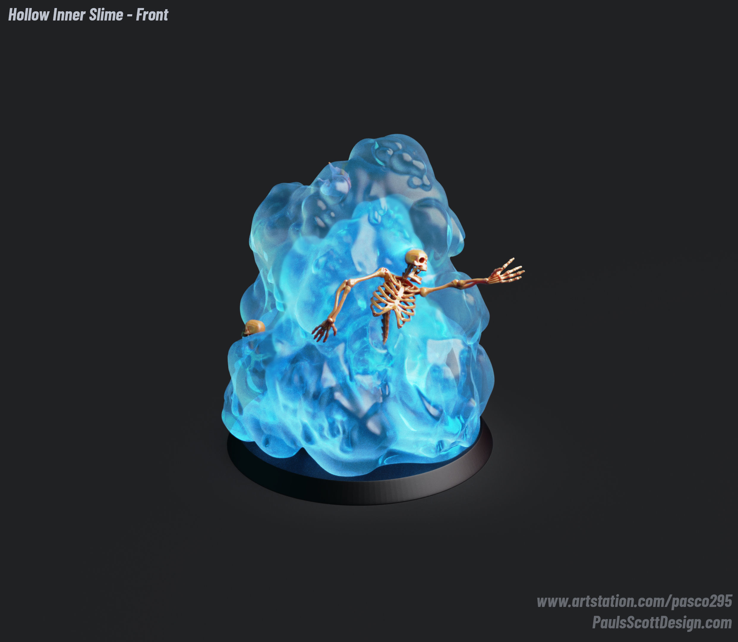 Gelatinous Cube - Customisable 3D print model_5