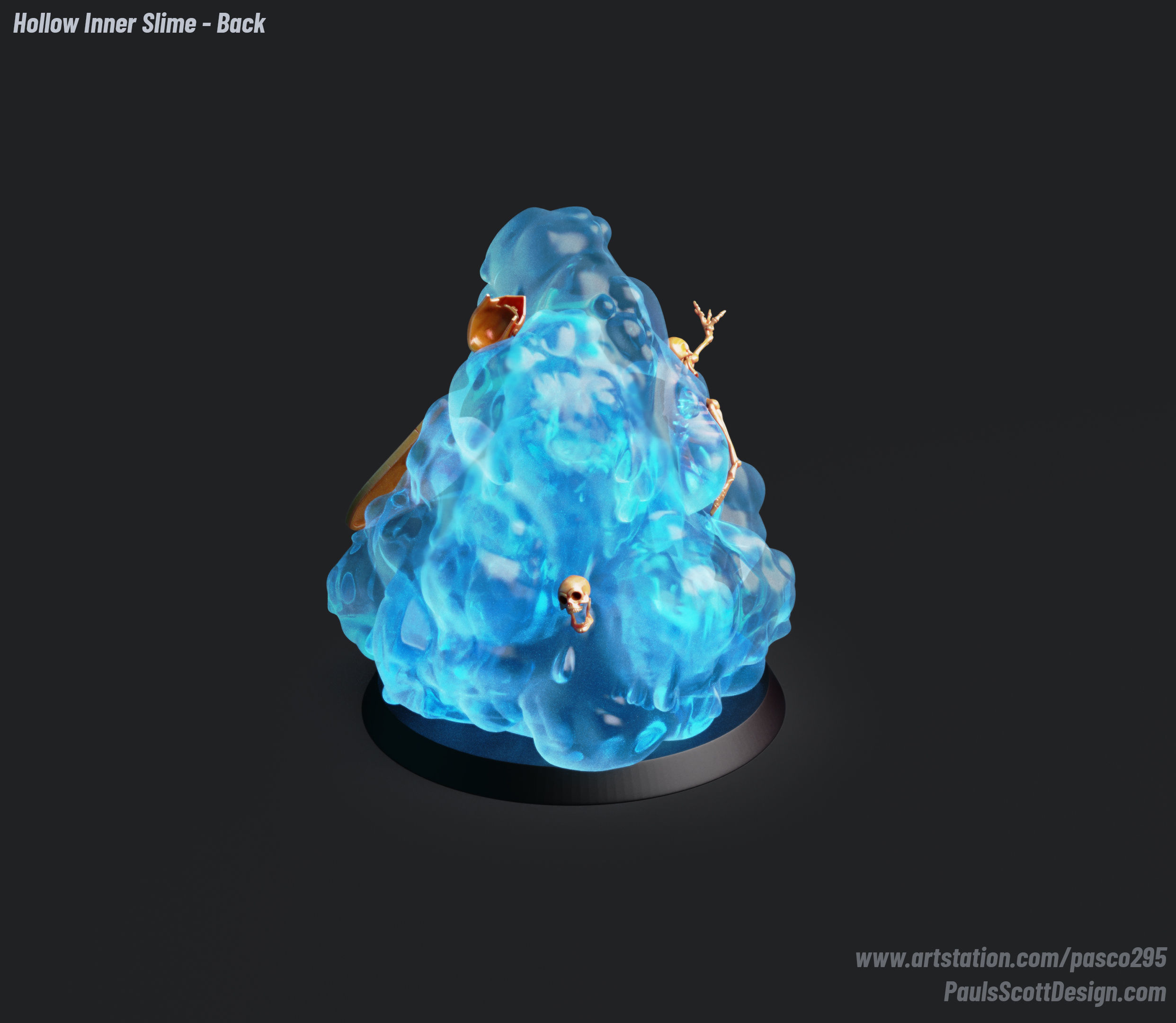 Gelatinous Cube - Customisable 3D print model_3