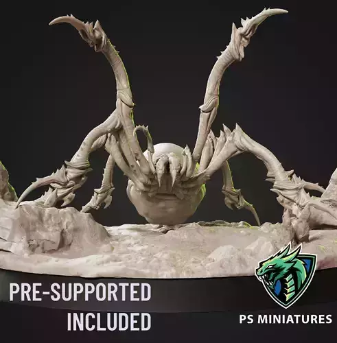 Phase Spider Pose 2 - 3D Printable 3D print model