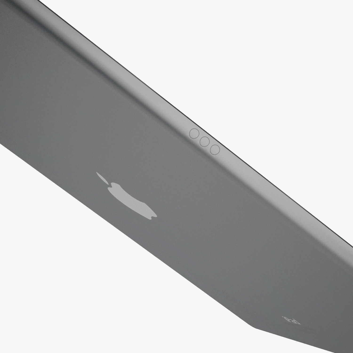 Apple iPad Pro Space Gray 3D model_10