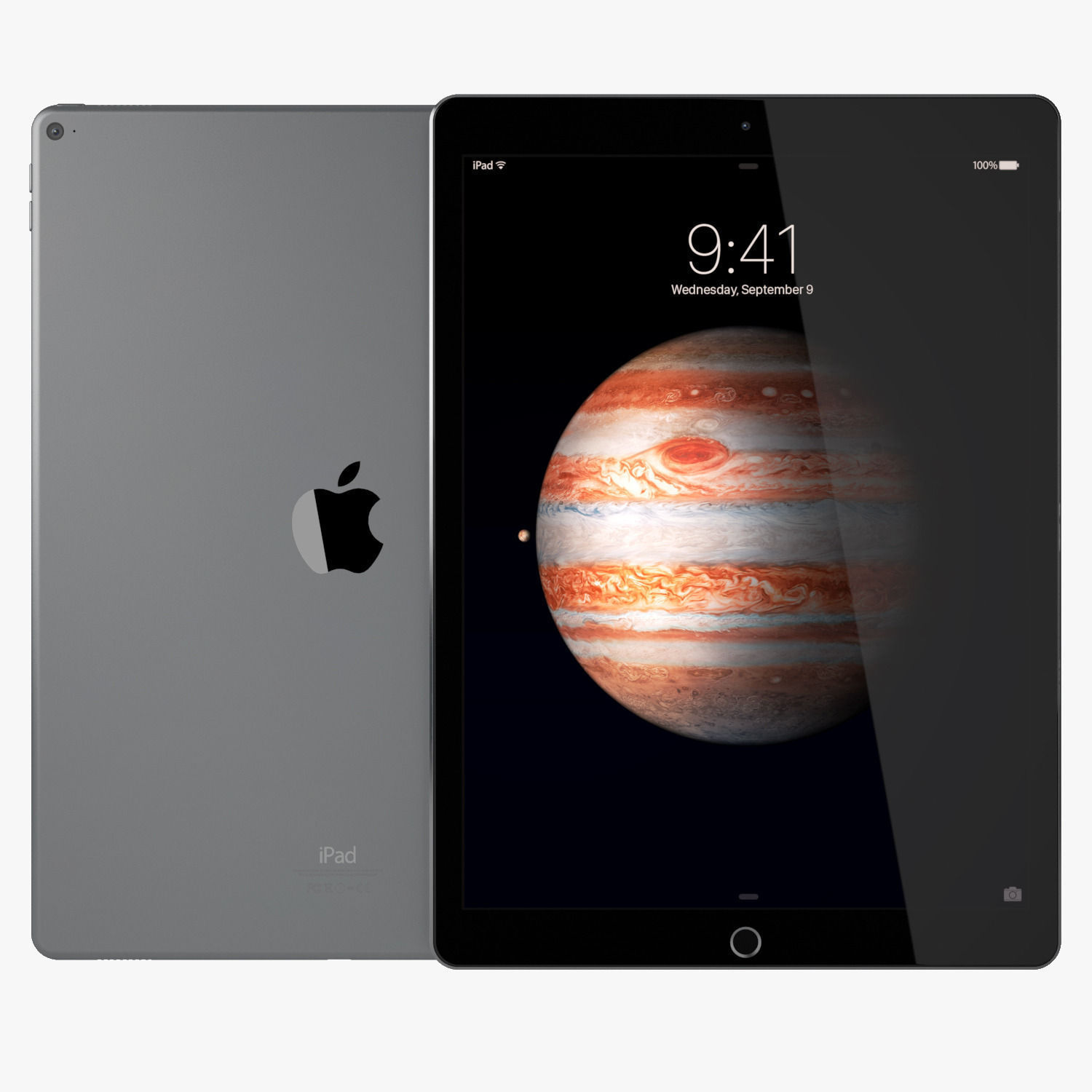 Apple iPad Pro Space Gray 3D model_1
