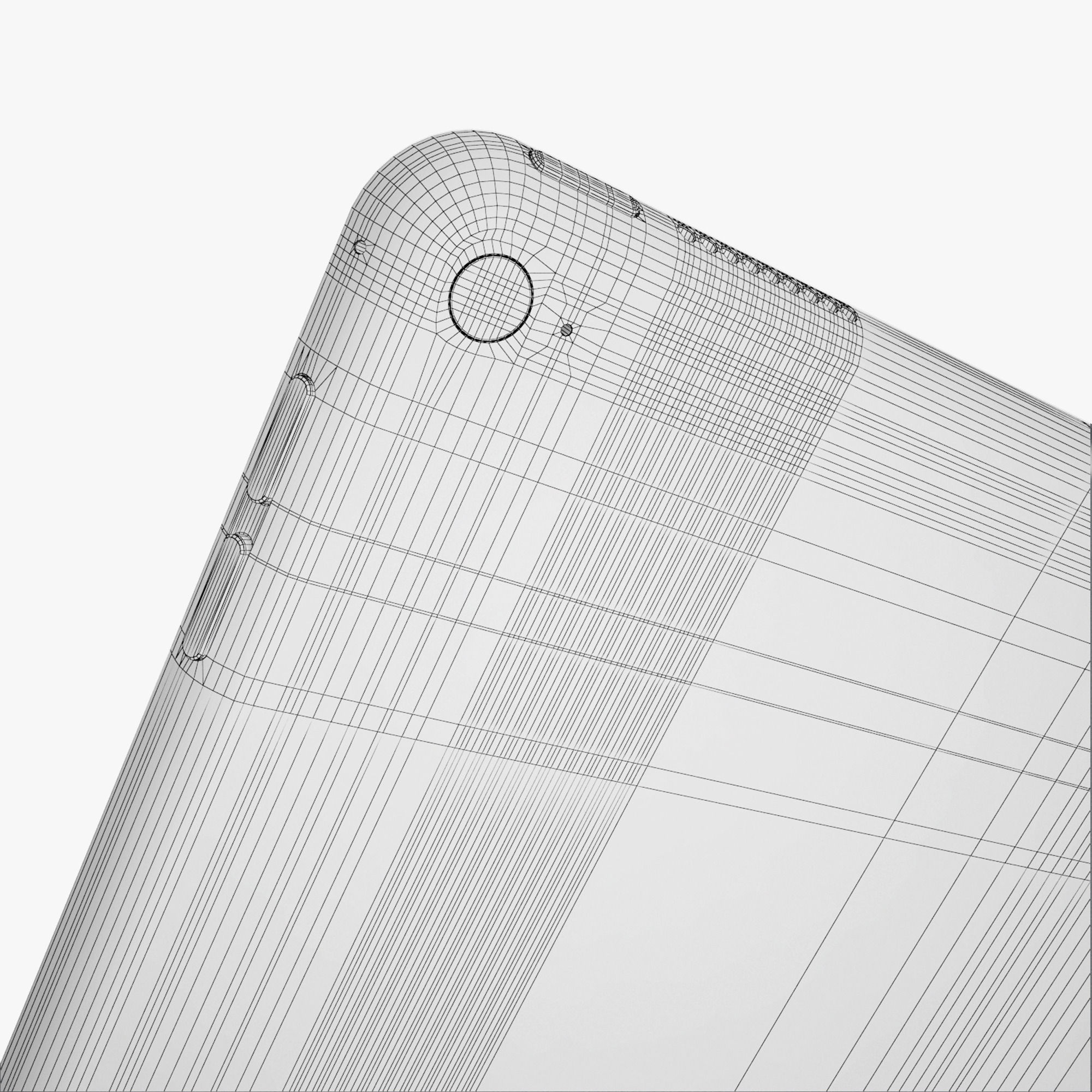 Apple iPad Pro Space Gray 3D model_15