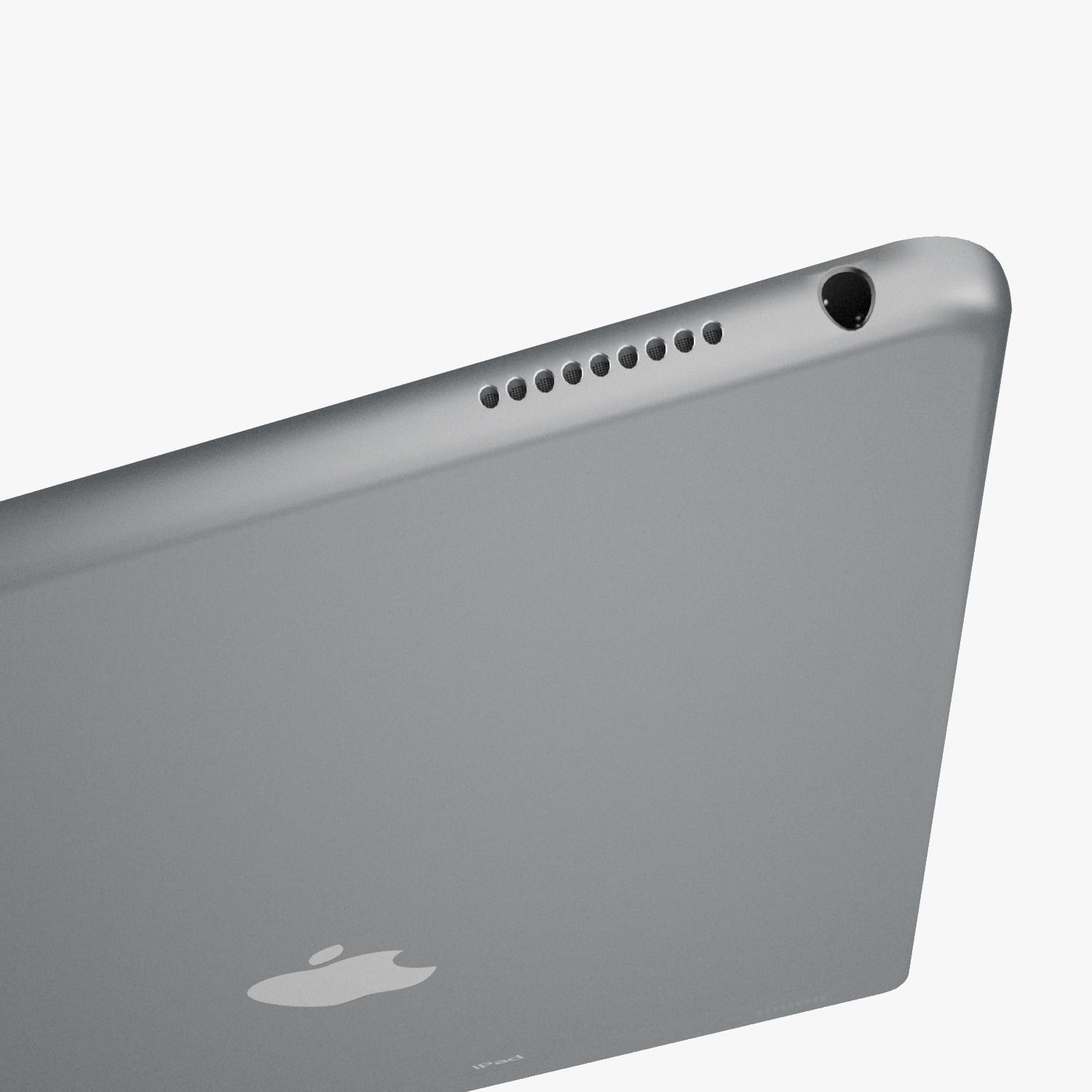 Apple iPad Pro Space Gray 3D model_12