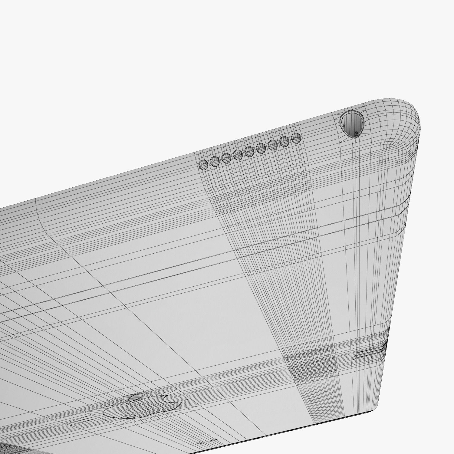 Apple iPad Pro Space Gray 3D model_13
