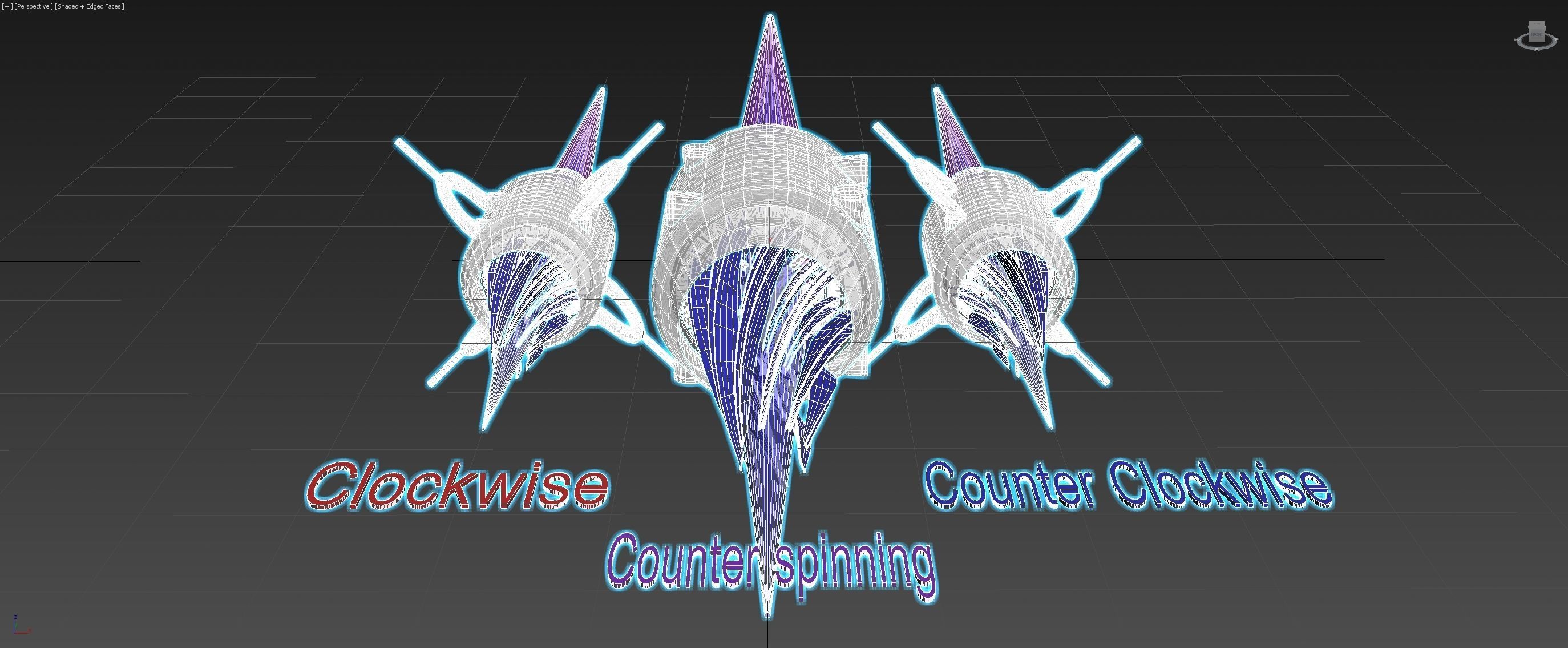 Vortex Implosion Thruster - Concept 3D model | CGTrader