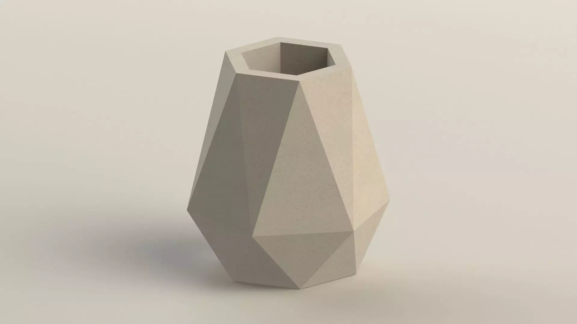 CONCRETE POTS 3D print model_0