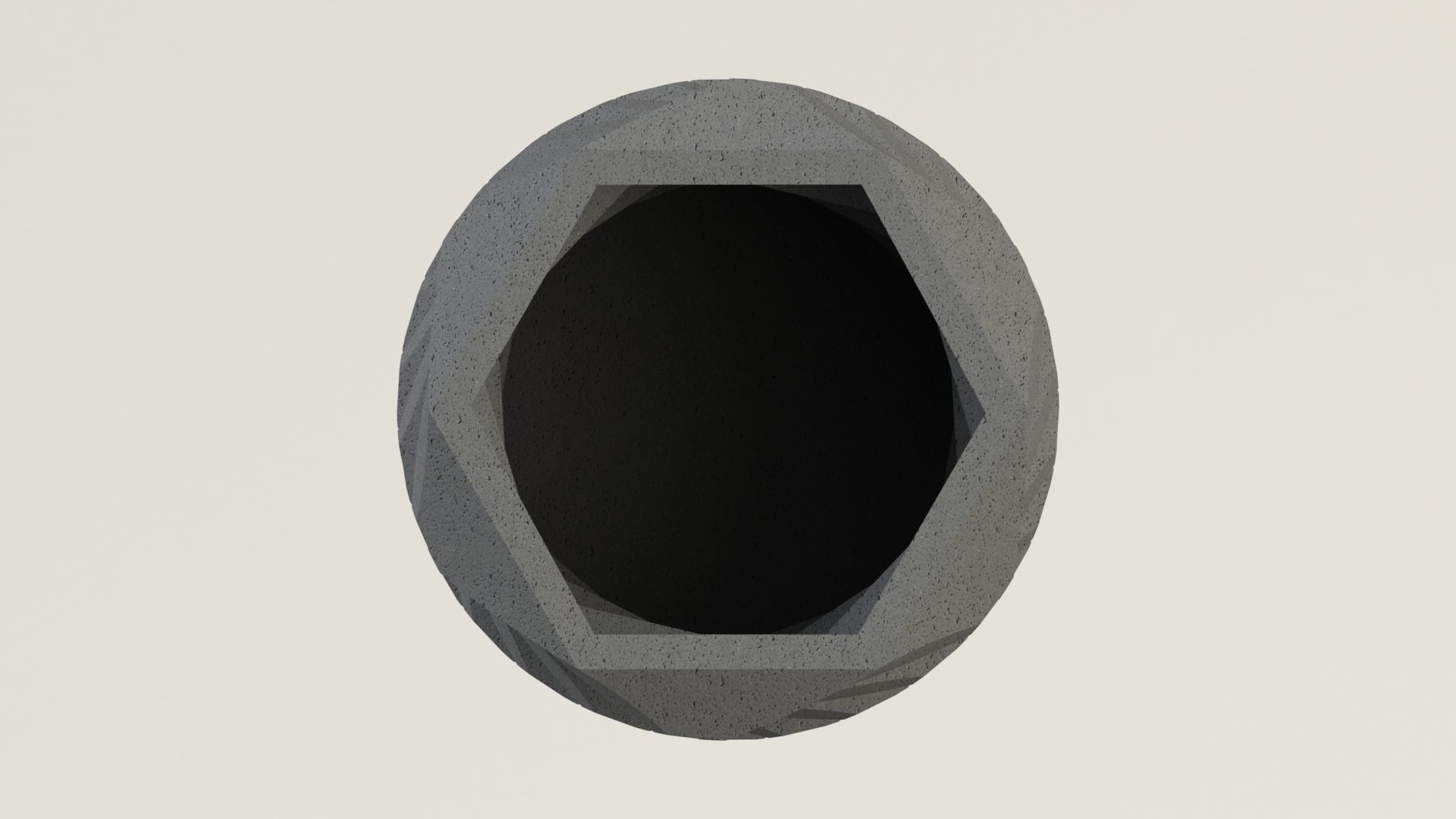 CONCRETE POTS 3D print model_11