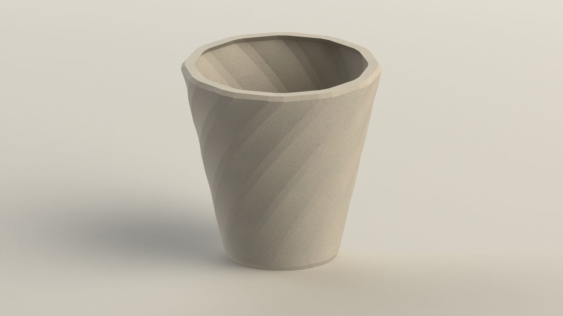 CONCRETE POTS 3D print model_13