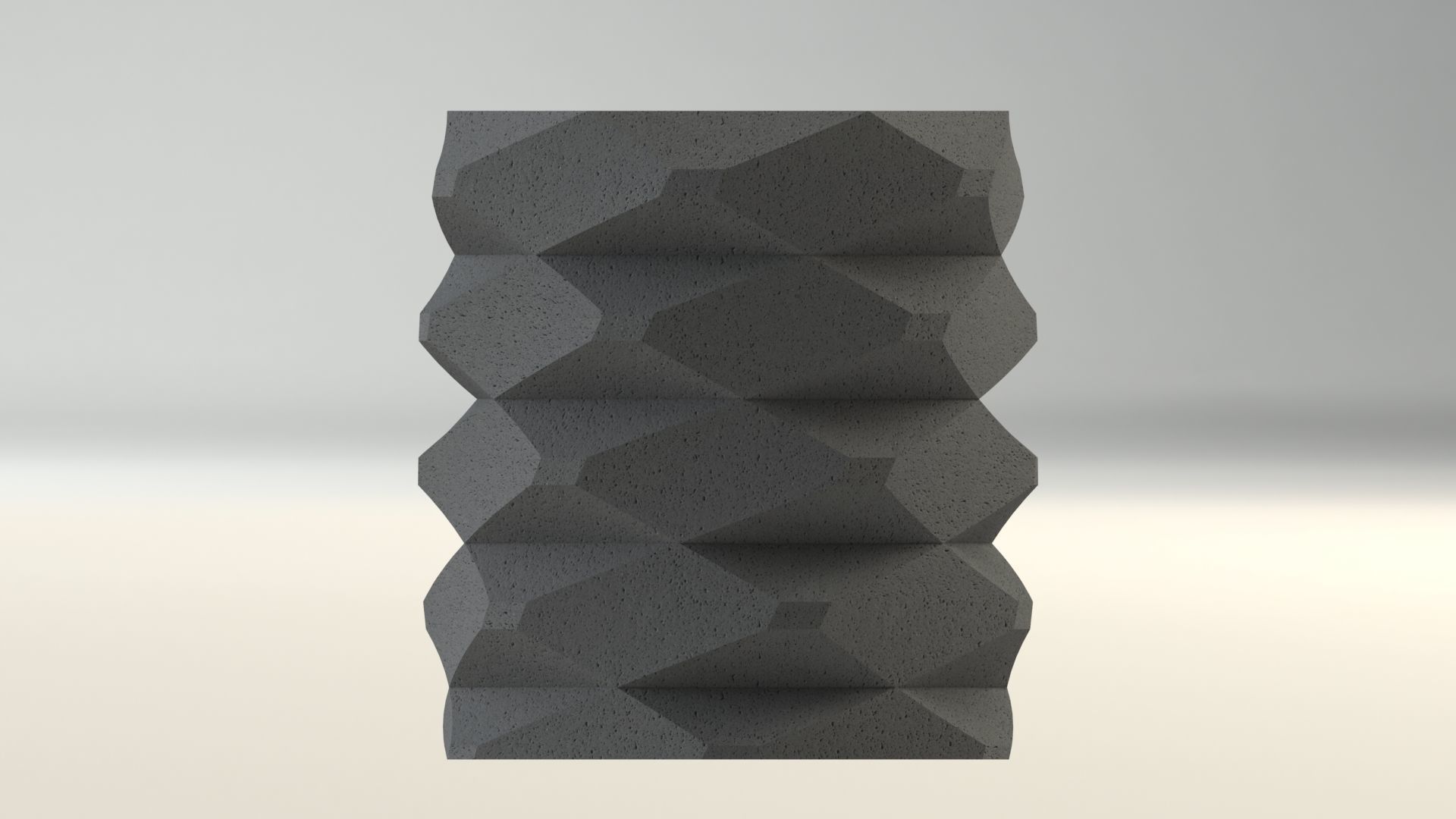 CONCRETE POTS 3D print model_12