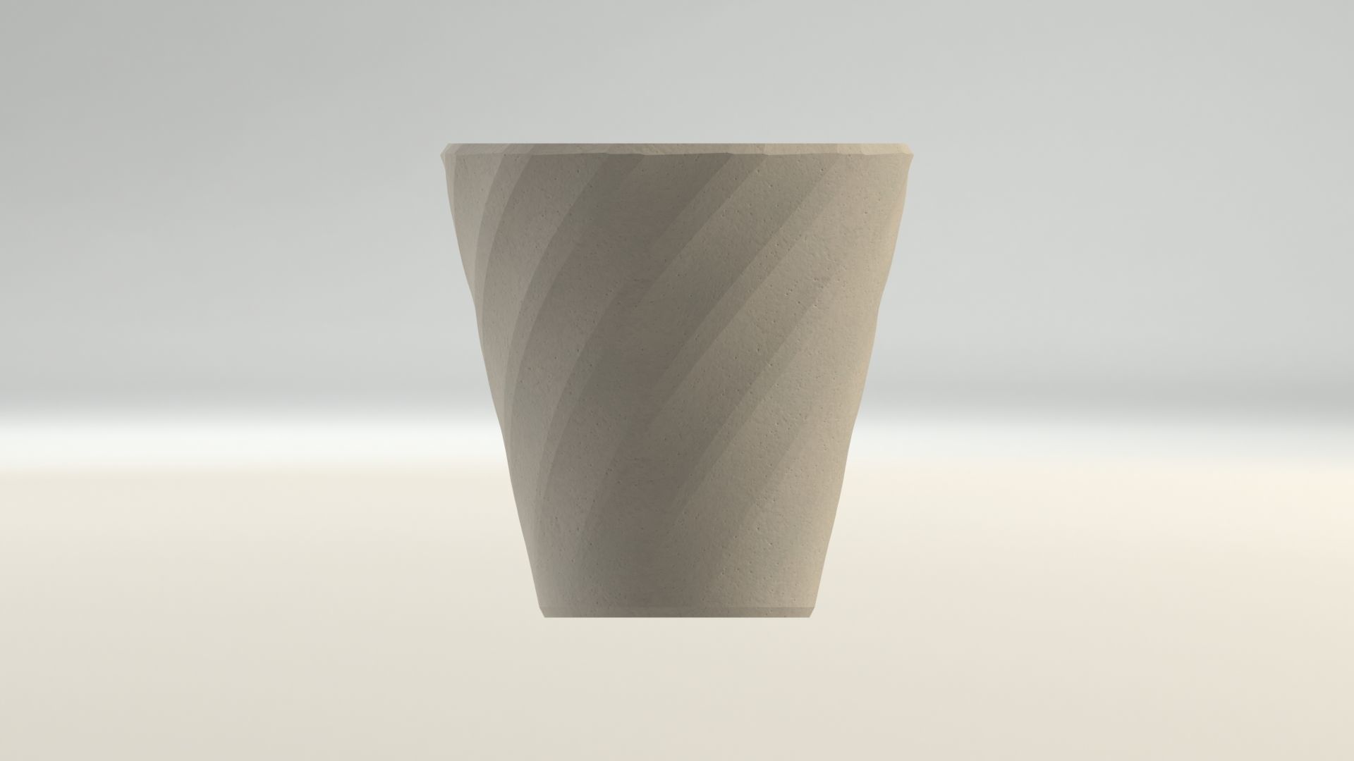 CONCRETE POTS 3D print model_1