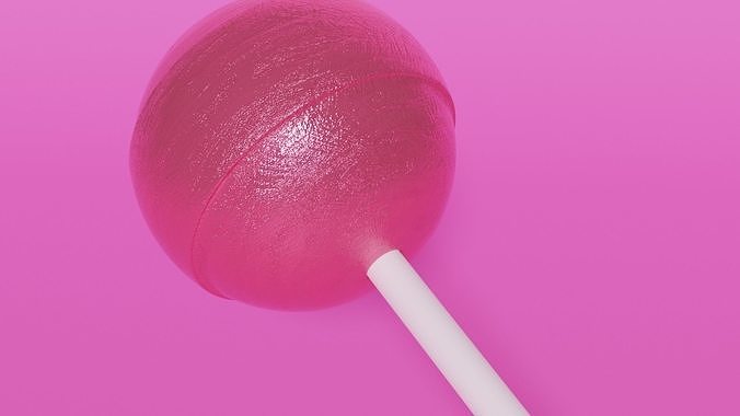 Candy PACK COLORFUL Low-poly 3D model