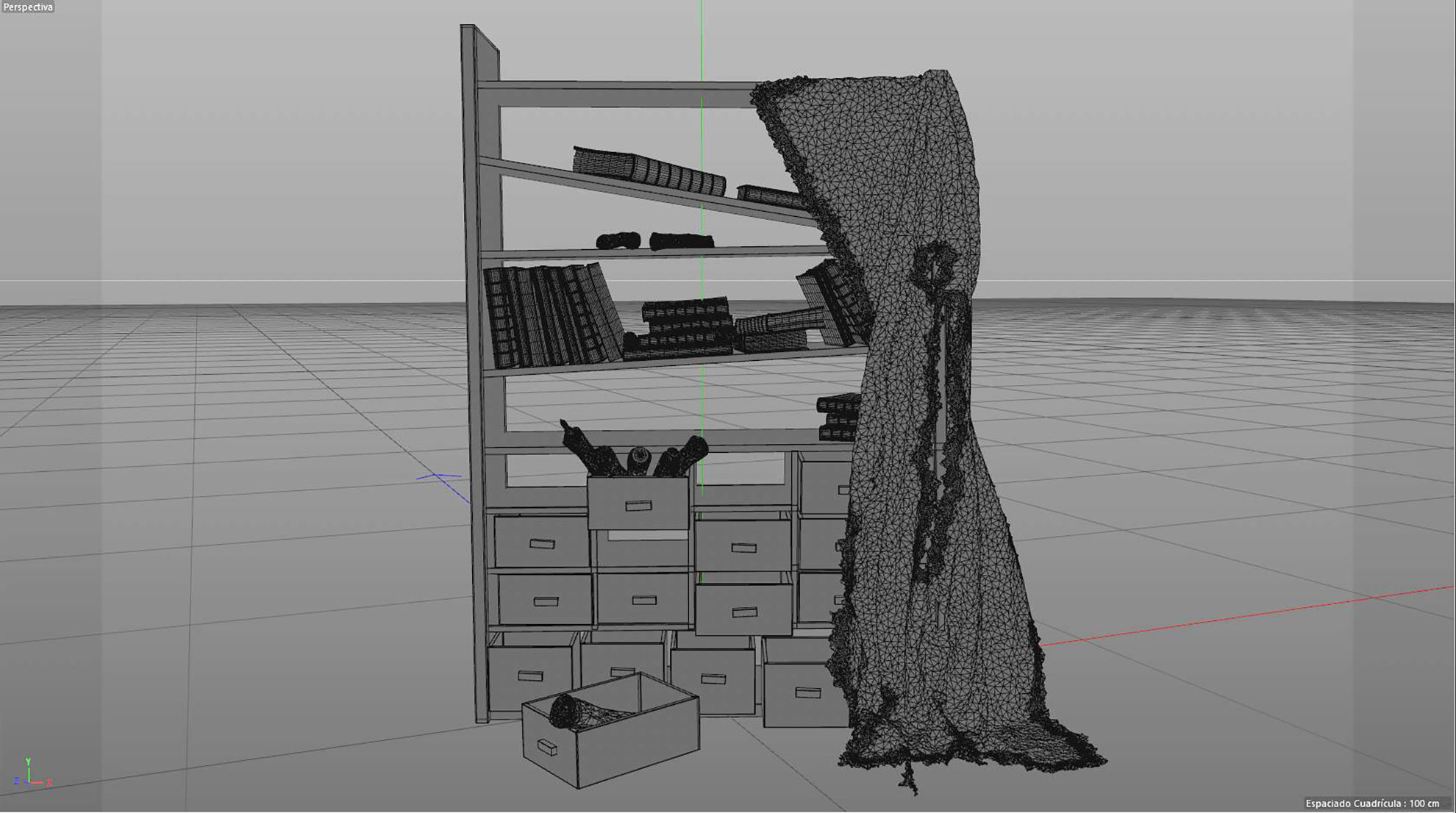 Medieval magic showcase 3D model_3