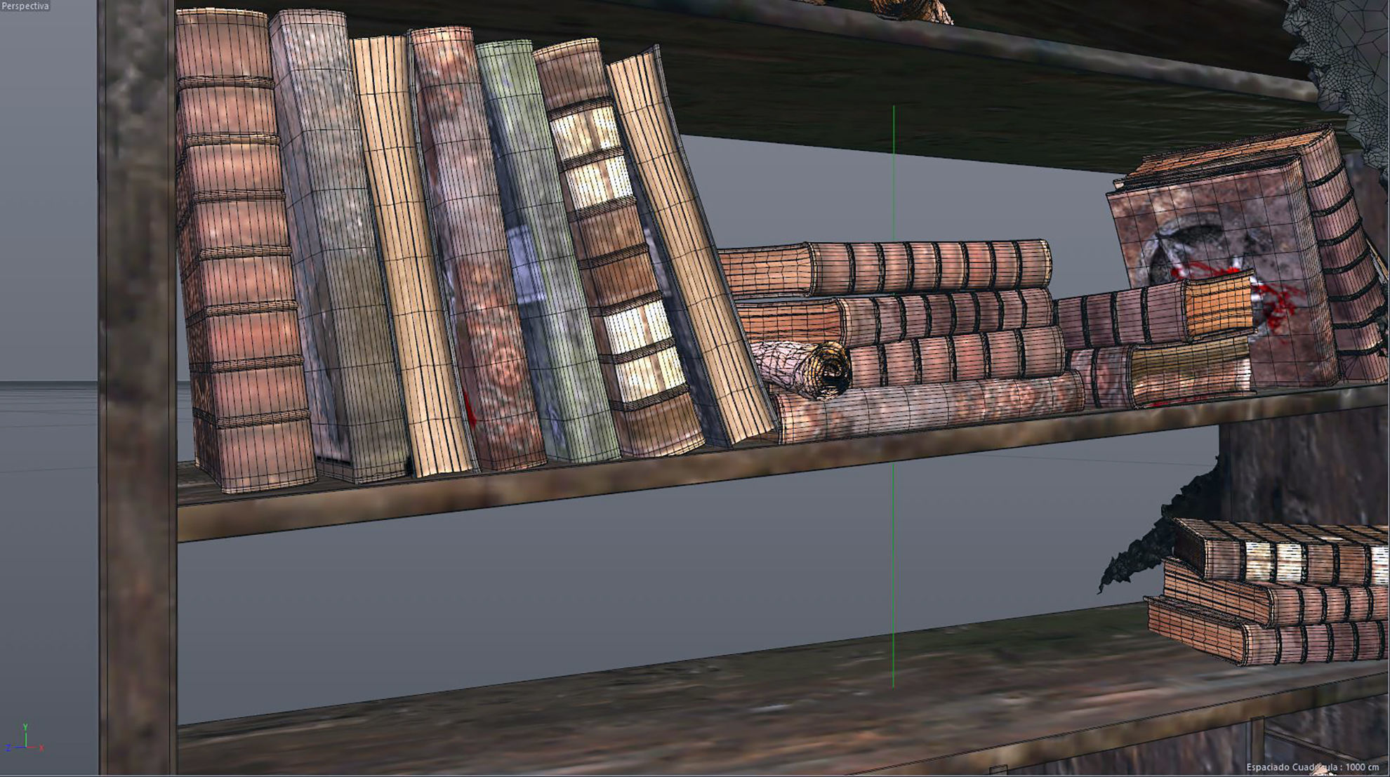 Medieval magic showcase 3D model_4