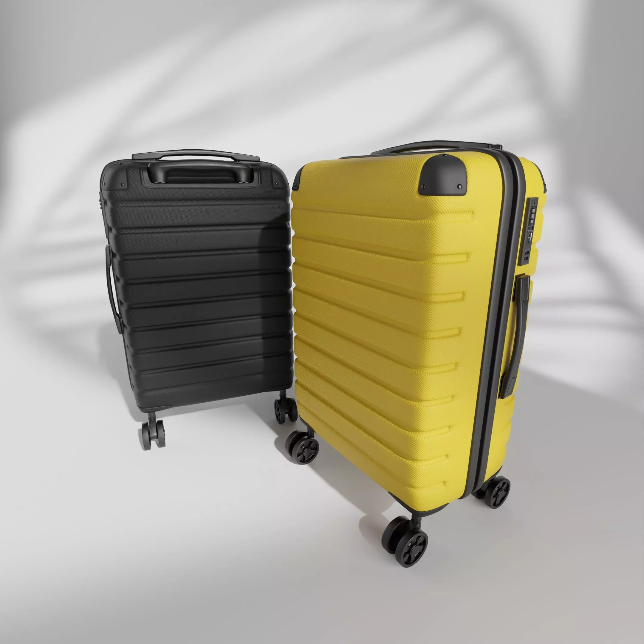 Suitcase - Luggage - Carry On 3D model_0