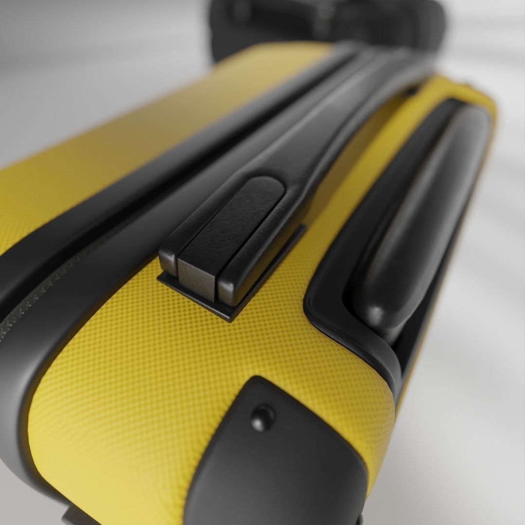 Suitcase - Luggage - Carry On 3D model_3