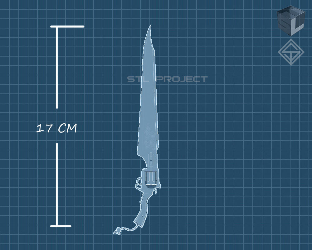Squall Leonhart 3D print model_7