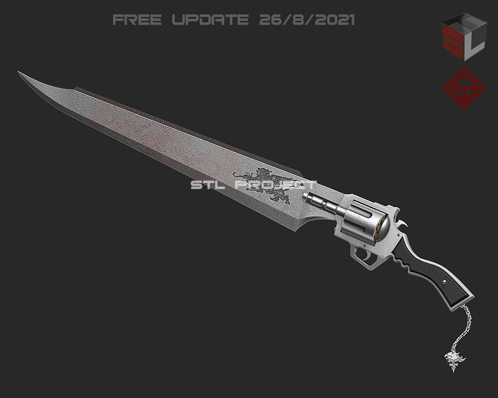 Squall Leonhart 3D print model_4