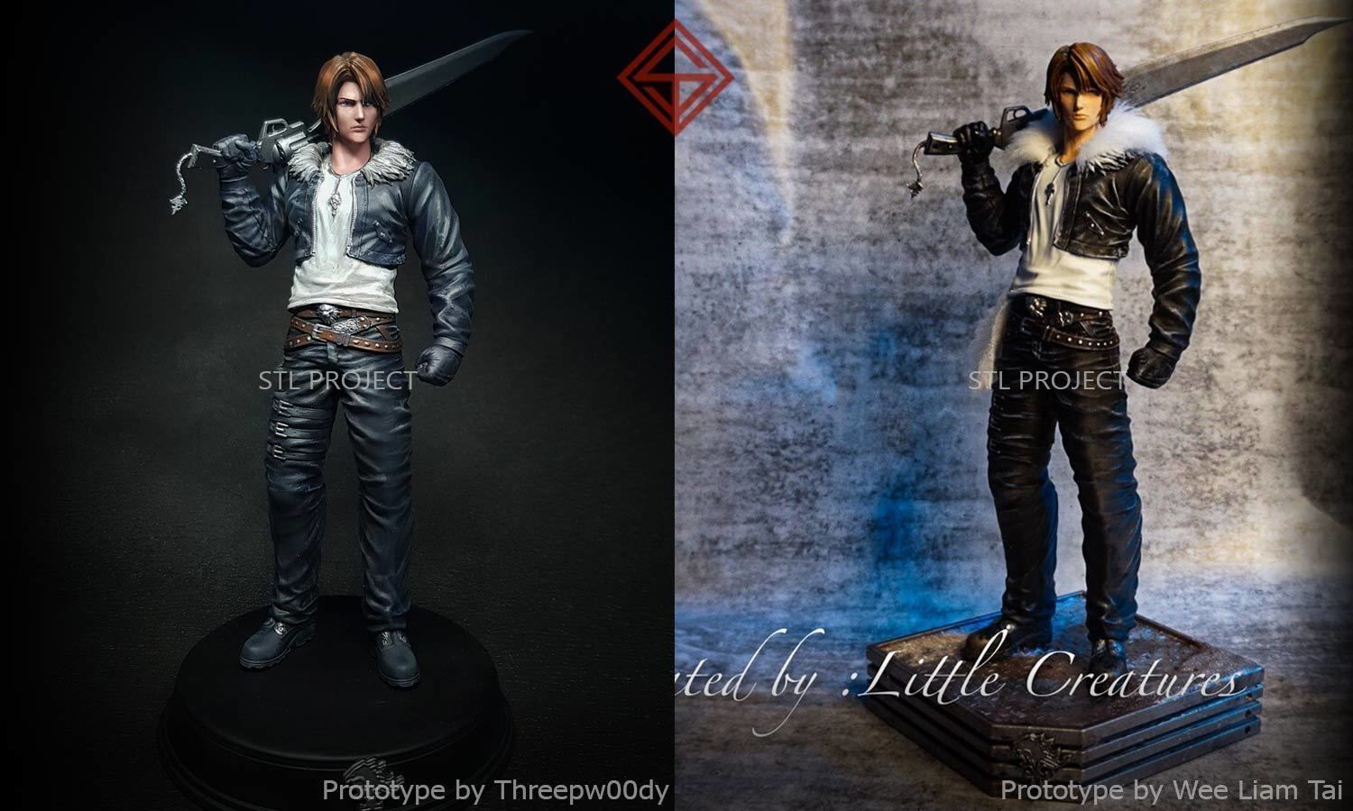 Squall Leonhart 3D print model_3