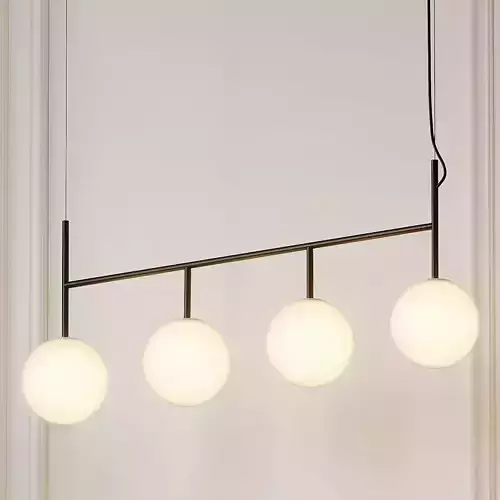 Enu Tr Bulb Suspension Frame Pendant Lamp by Dopo Domani 3D model