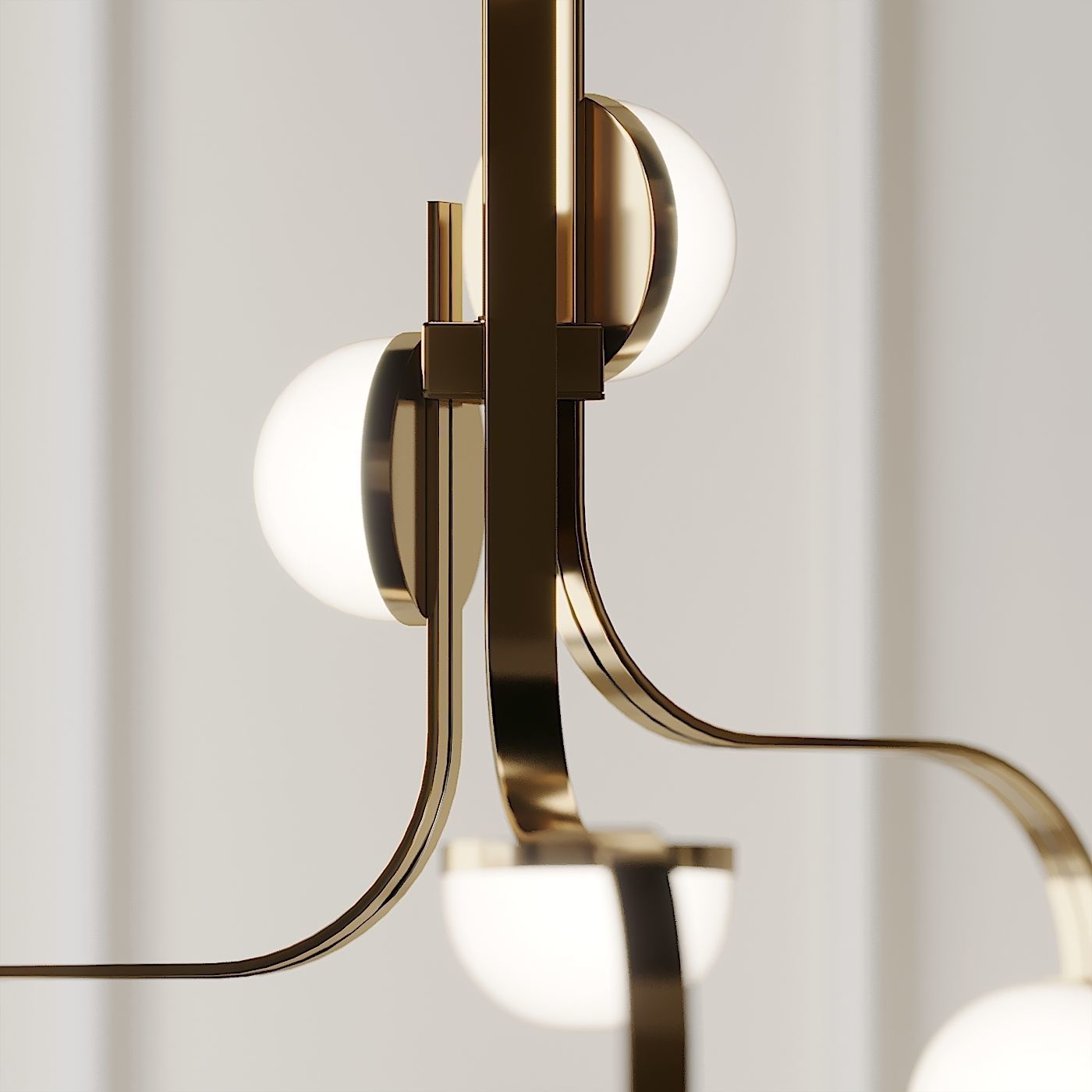 Bodo Sperlin Chandelier by Lobmeyr 3D model_1